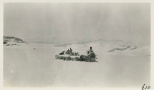 Image: Sledging on ice cap